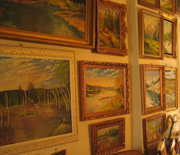 Hans Jöhren: Gallerie in der Wohnung